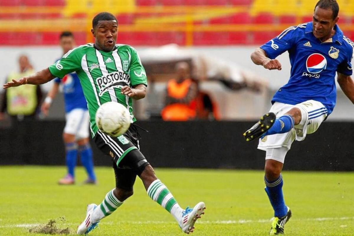 Millonarios y Nacional protagonizarán el partido más atractivo de la cuarta jornada de la Liga Postobón. El año pasado intercambiaron victorias, en Bogotá ganaron los ‘verdolagas’ y en Medellín los ‘embajadores’. (Foto: Archivo / VANGUARDIA LIBERAL)