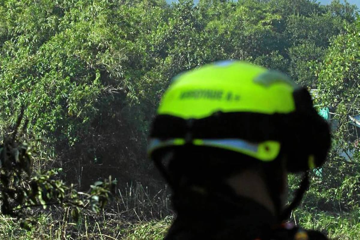 A pesar de que el incendio no obligó a la activación del plan de emergencia, las autoridades locales continúan apagando completamente la conflagración. (Foto: Colprensa/VANGUARDIA LIBERAL)