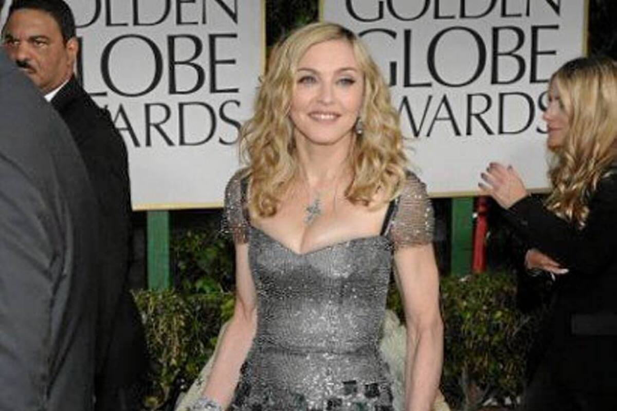 Madonna. Su música es sinónimo de éxito e incluso marcó toda una época con su moda, pero esta vez estuvo lejos de contarse entre las mejores vestidas de la noche.