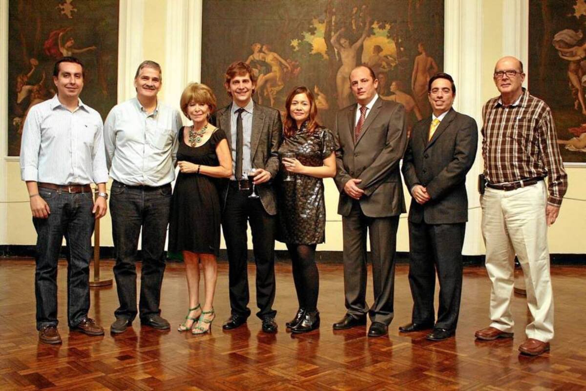 Ramón Angarita, Ernesto Puyana, Martha Sofía Castellana, Luis Guillermo Elizalde, Isabel Acuña Pérez, Frank Hederich, Benjamín Trillos y Raimundo Vanegas (Foto: Foto: Mauricio Betancourt / VANGUARDIA LIBERAL)