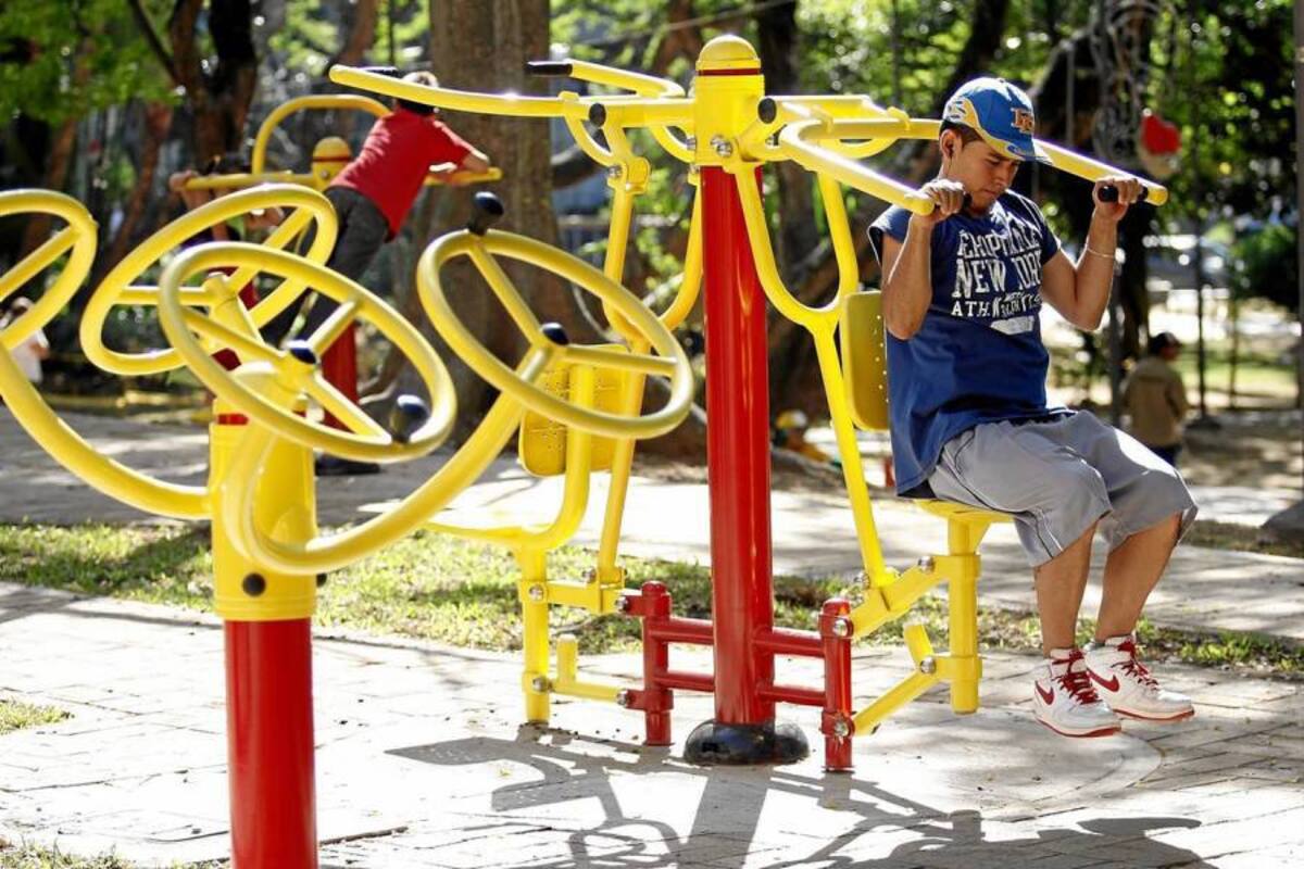 Aparatos como estos, que están instalados en San Pío, se verán en otros parques. (Foto: Archivo / VANGUARDIA LIBERAL)