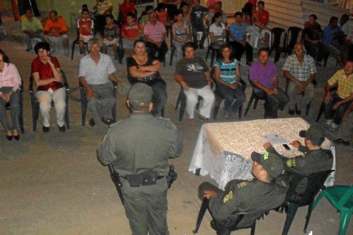 En el transcurso del año la Policía Comunitaria desarrolló varias capacitaciones en diferentes sectores del municipio, con el propósito de reducir la violencia y mejorar las oportunidades laborales de la comunidad. (Foto: Archivo/VANGUARDIA LIBERAL)