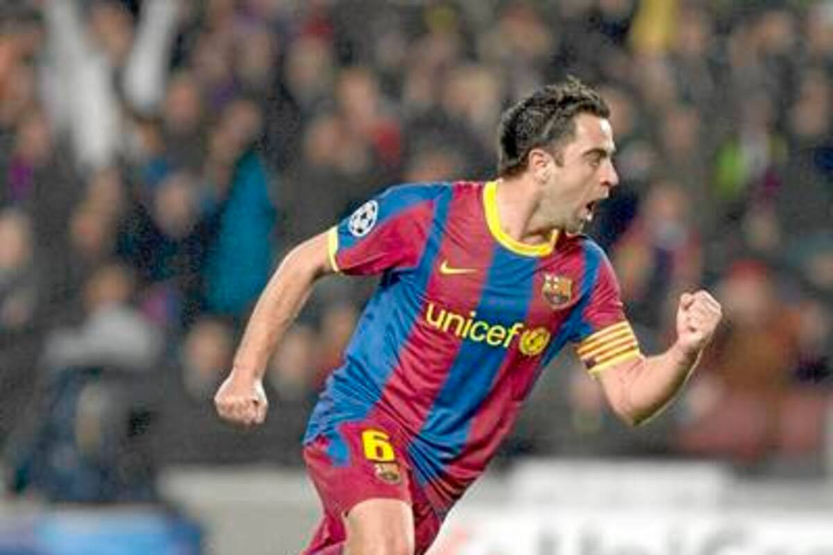 Igual que en 2010 la Liga Española vuelve a contar con ocho representantes en el equipo del año y según informó la Uefa, el centrocampista azulgrana. El español Xavi Hernández fue el jugador que recibió más votos virtuales en la página web de la Uefa, razón por la que fue escogido capitán del equipo y premiado con 100.000 euros. (Foto: Archivo / VANGUARDIA LIBERAL )