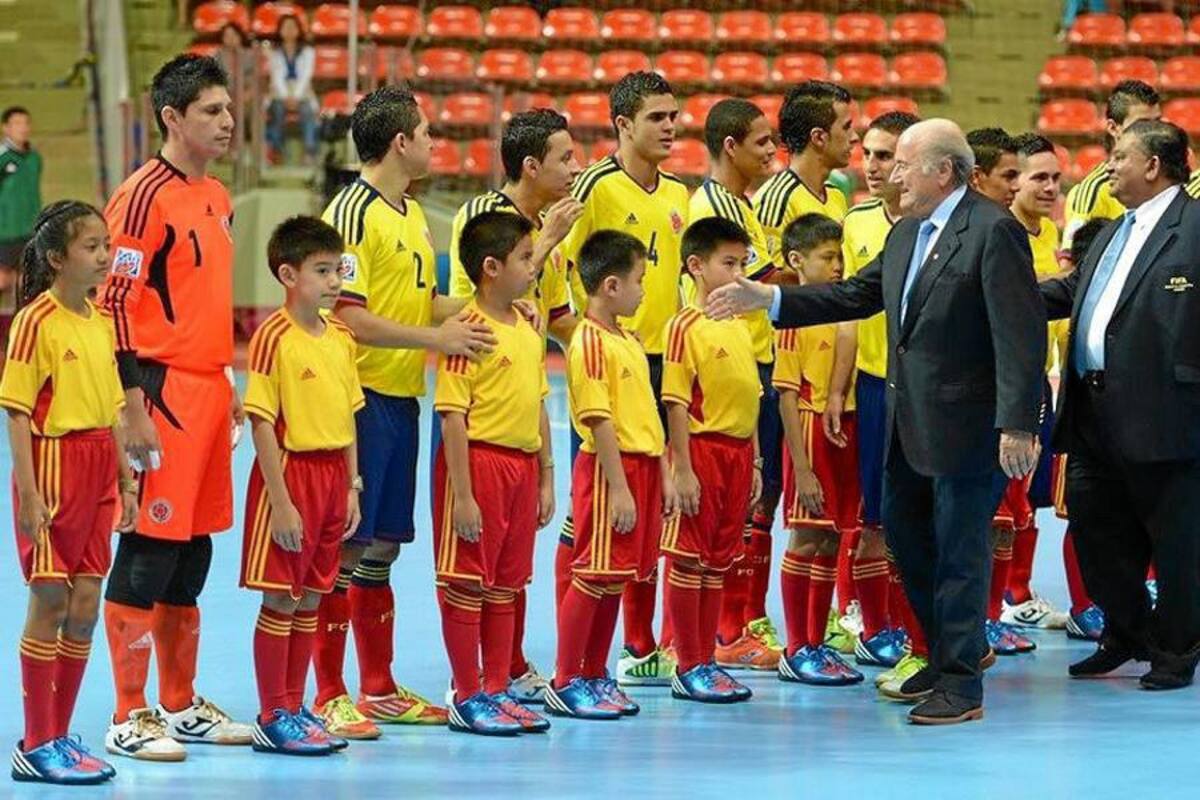 Colombia, la selección revelación en el Mundial de Fútbol Sala que se disputó en Tailandia, perdió en el partido por el bronce ante Italia y terminó con un honroso cuarto lugar en su primera participación mundialista. (Foto: Colprensa / VANGUARDIA LIBERAL )