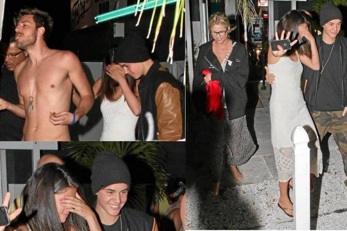 Selena Gómez, de 19 años, tuvo que pedirle a su guardaespaldas que “calmara” a Justin Bieber, de 18, quien habría consumido licor pese a que en Estados Unidos la edad legal para beber alcohol es a partir de los 21 años. (Foto: Tomada de Internet / VANGUARDIA LIBERAL)