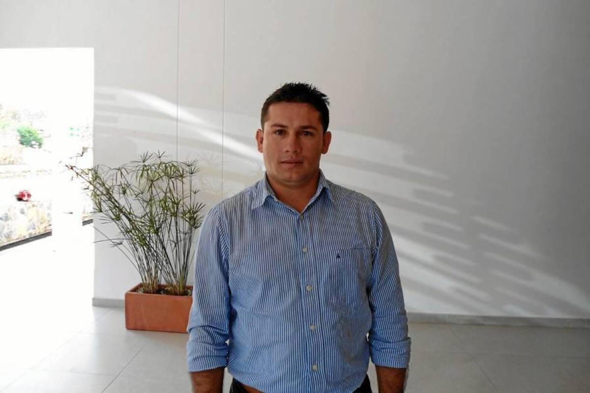 José Gabriel Girata Pico, alcalde de Encino (Foto: Nancy Acuña R /VANGUARDIA LIBERAL )