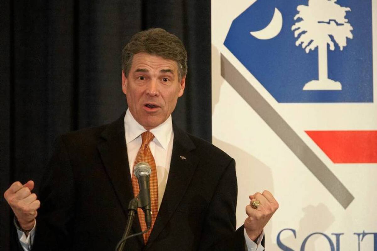 Rick Perry, precandidato republicano a la Presidencia de Estados Unidos. (Foto: AFP / VANGUARDIA LIBERAL)