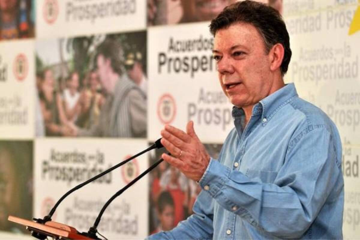 El presidente Juan Manuel Santos, relanzó una nueva plataforma de 'seguridad democrática' para hacerle frente a los ataques de la guerrilla.(Foto: Archivo/VANGUARDIA)