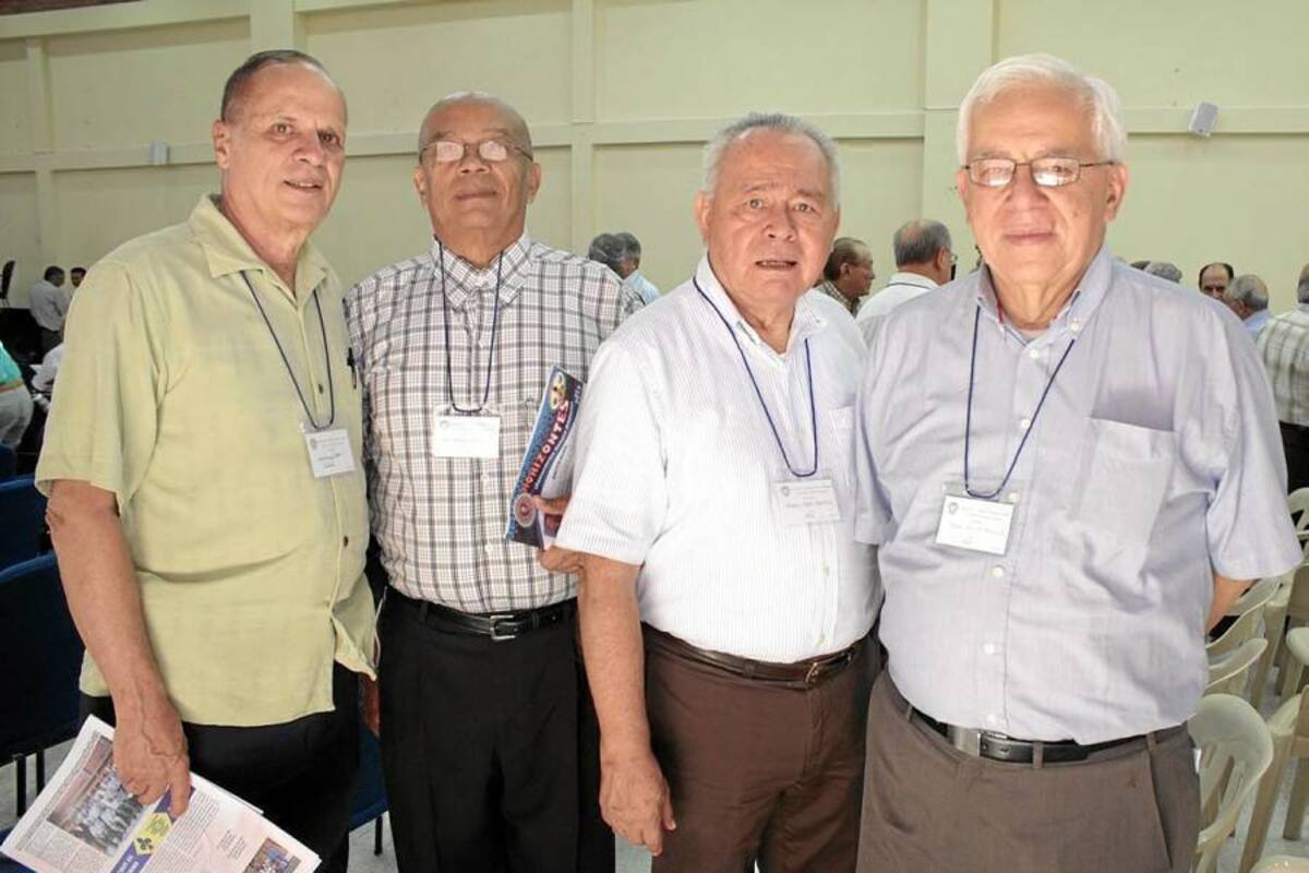 Óscar Eduardo Vargas, Ciro Guerra Rueda, Rogelio Ayala y Javier Serrano. (Foto: Javier Gutiérrez/ VANGUARDIA LIBERAL)