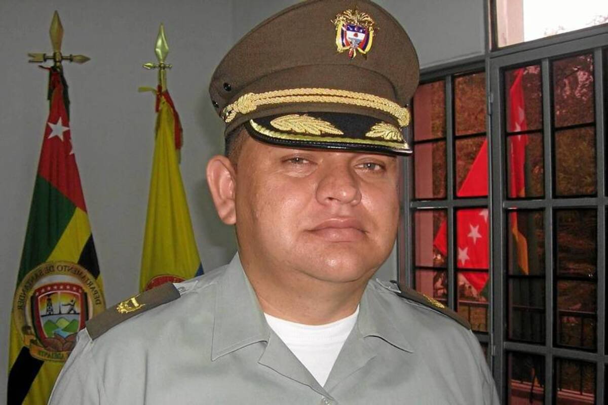 Mayor Sandro Garzón, comandante Tercer Distrito Policía. (Foto: /VANGUARDIA LIBERAL)