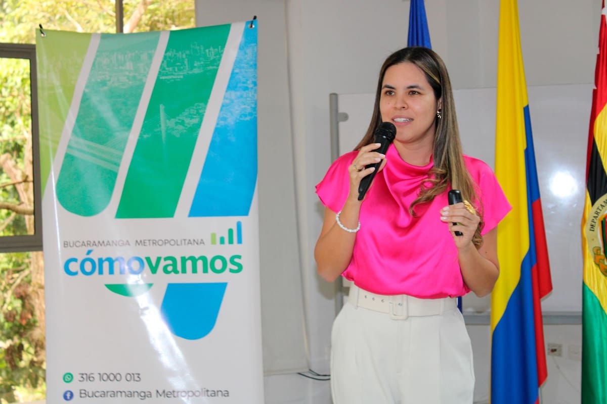 Johanna Cárdenas Acevedo, directora del programa Bucaramanga Metropolitana Cómo Vamos. Suministrada BMCV / VANGUARDIA