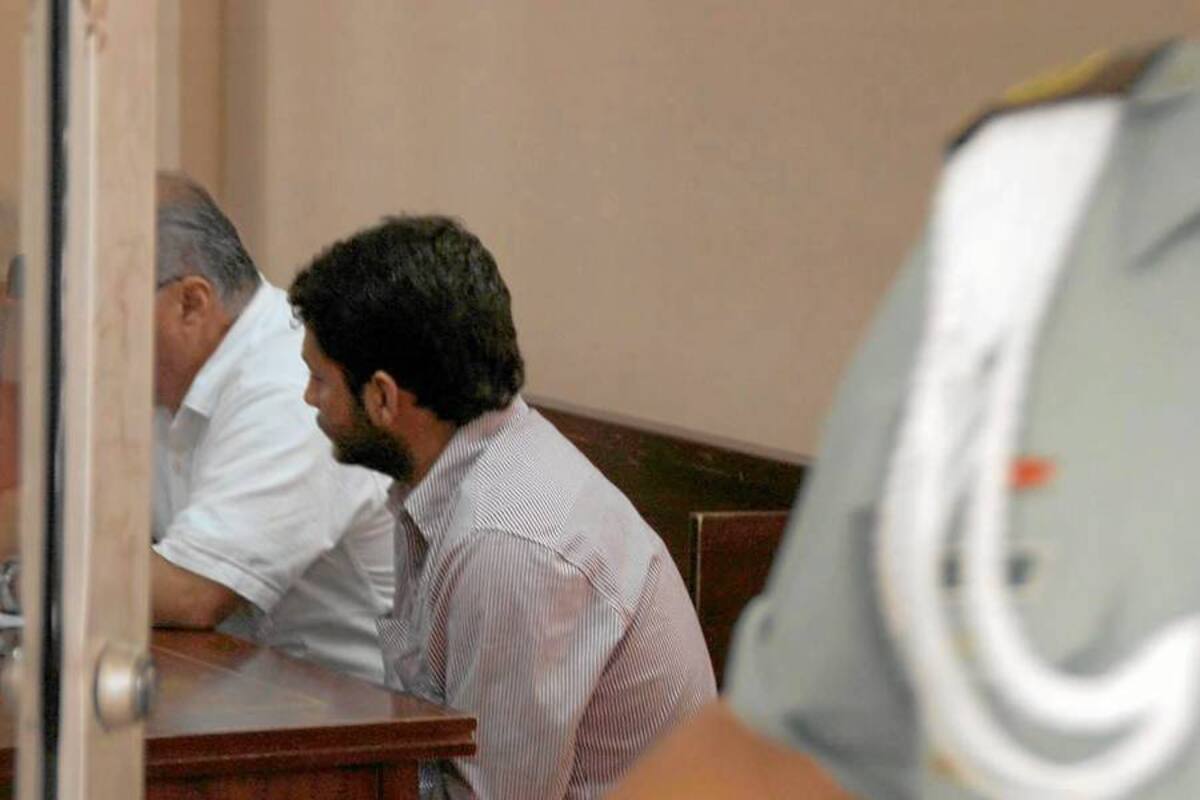 Luego de ser capturado por unidades de la Sijín del Magdalena Medio, a Cristian Piña Delgado le dictaron medida de aseguramiento preventiva en el centro penitenciario de la ciudad. (Foto: Édgar Pernett/VANGUARDIA LIBERAL)