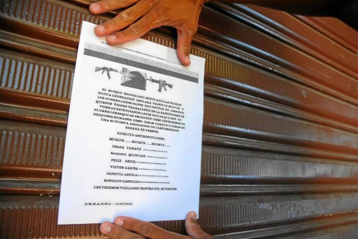Asogras denunció nuevo panfleto amenazante