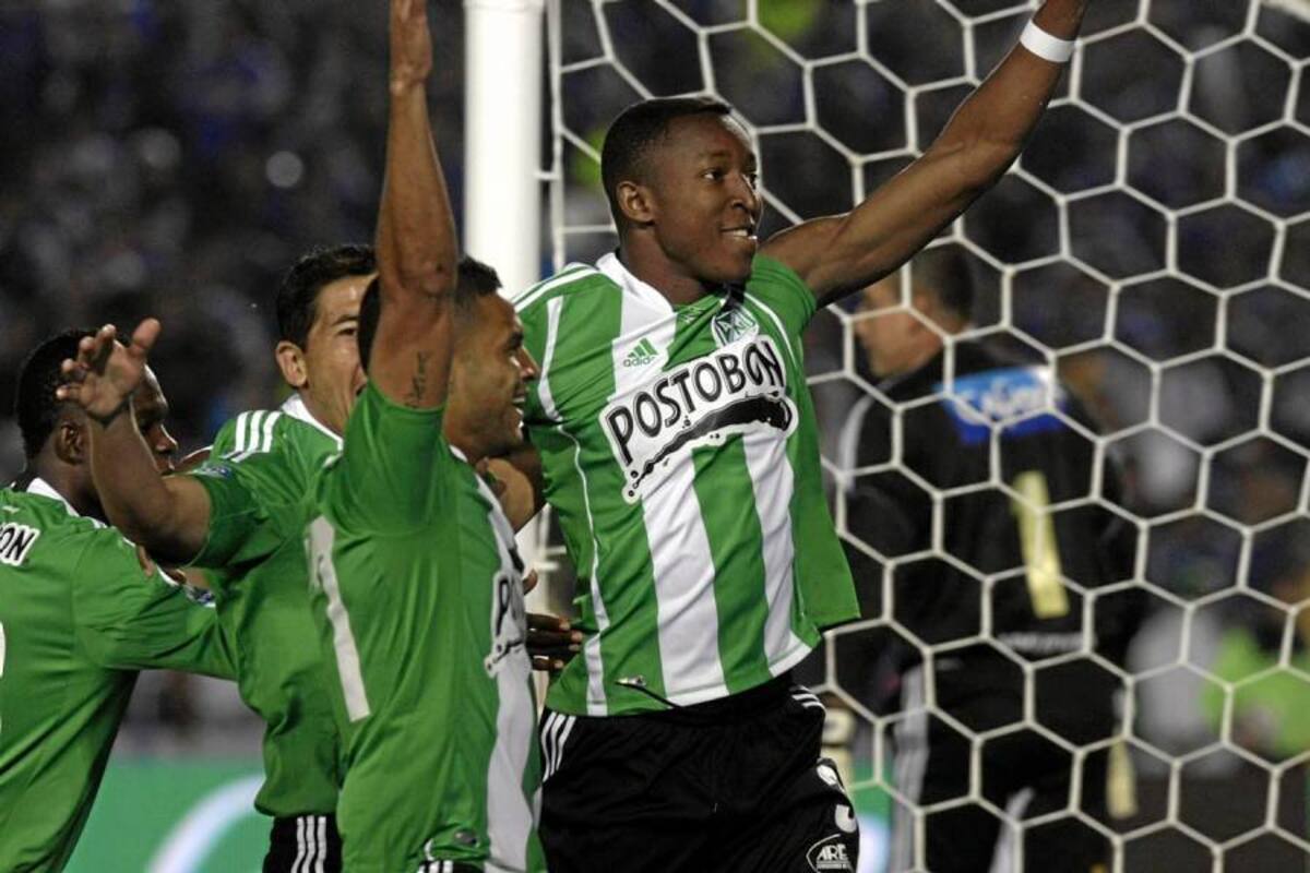 Atlético Nacional superó 3 – 2 a Millonarios en Bogotá y se apoderó del primer lugar de la Liga Postobón cuando van cumplidas cuatro jornadas. (Foto: Colprensa / VANGUARDIA LIBERAL)