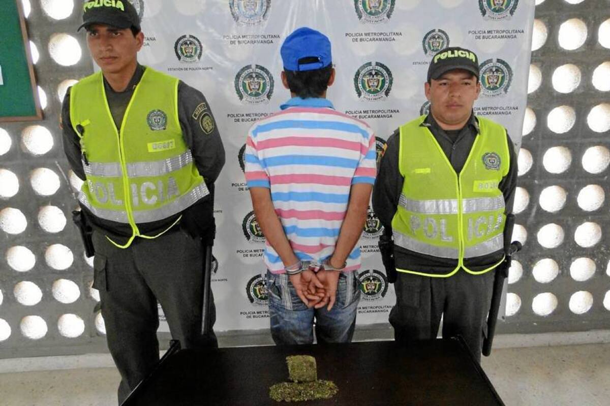 En lo que va corrido del año, han sido detenidas 3.055 personas en el área metropolitana por el delito de tráfico, fabricación o porte de estupefacientes. (Foto: Suministrada/VANGUARDIA LIBERAL)
