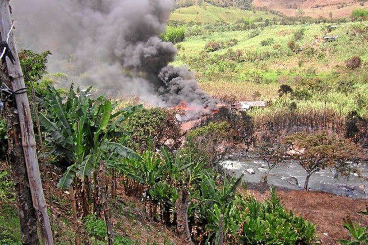 Las autoridades aseguran que fueron las Fuerzas Armadas Revolucionarias de Colombia, Farc, las responsables de los artefactos explosivos que detonaron en las afueras del municipio de Pradera. (Foto: Colprensa / VANGUARDIA LIBERAL)