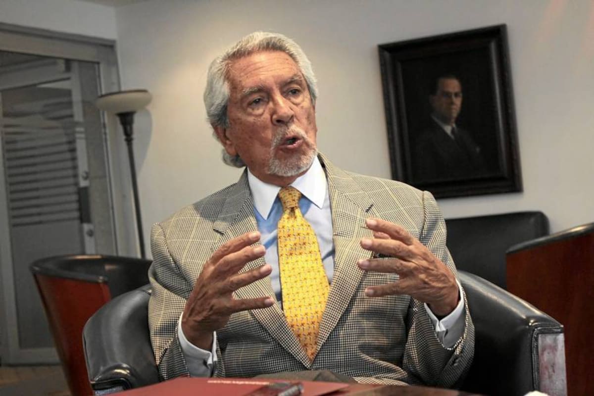 Pedro Gómez Barrero, fundador y presidente de la constructora Pedro Gómez. (Foto: Javier Gutiérrez / VANGUARDIA LIBERAL)