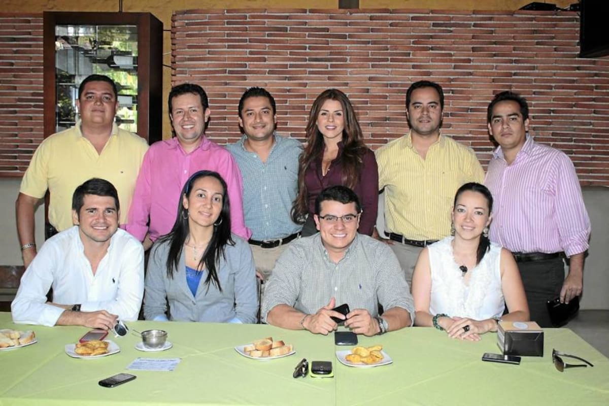 José Luis Roa, Marly Echeverry, Carlos René Miranda, Lorena Silva, Enrique Villa, Alejandro Valero, Jorge Ramírez, Adriana Hasbún, Edwin Núñez y Fabián Pabuence. (Foto: Javier Gutiérrez /VANGUARDIA LIBERAL)