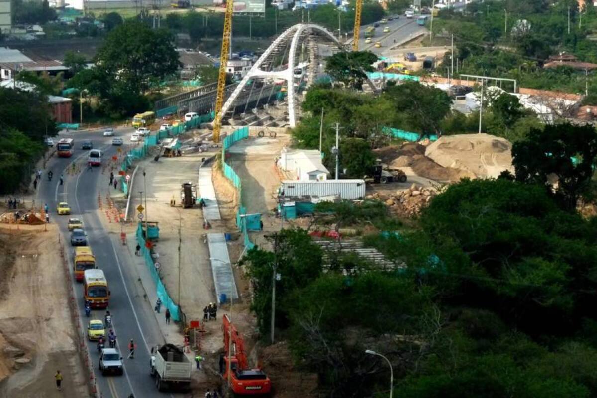 Autopistas de Santander instala puente peatonal en El Carrizal (Foto: Archivo/VANGUARDIA LIBERAL)