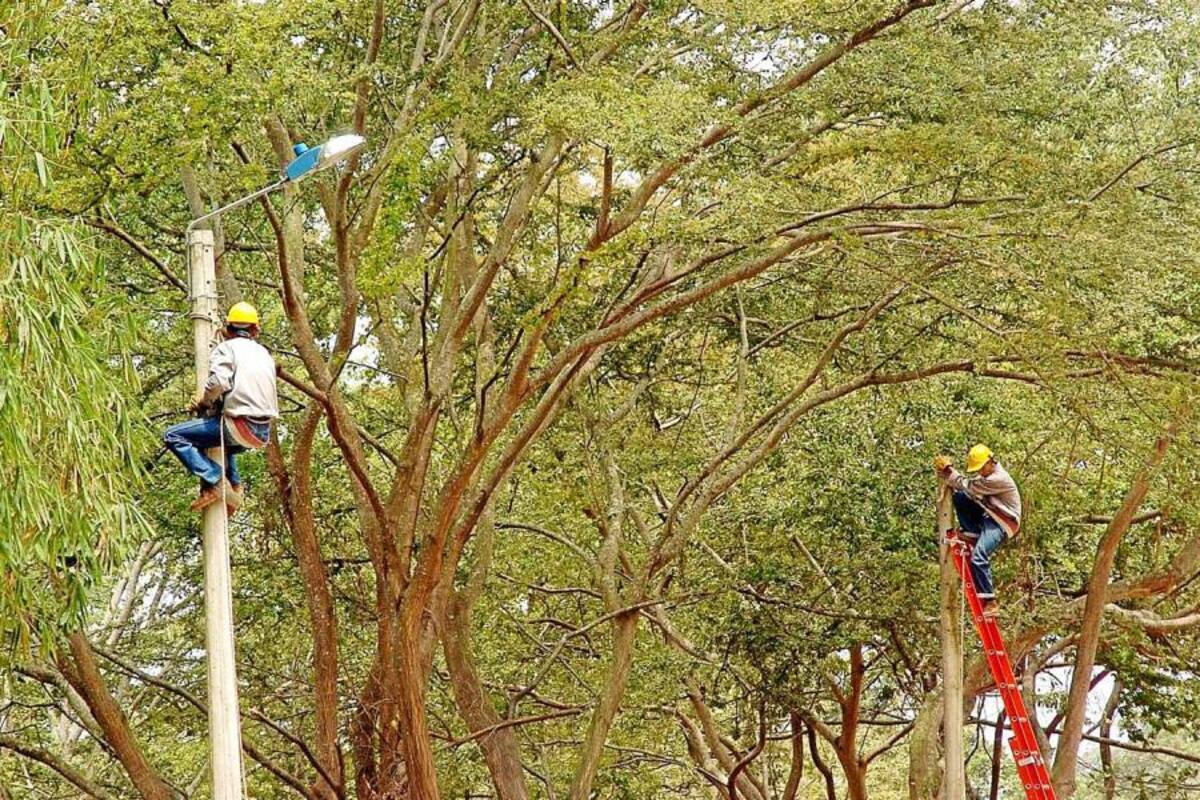 Instalan alumbrado público en vía del Valle de Guatiguará (Foto: Archivo/VANGUARDIA LIBERAL)