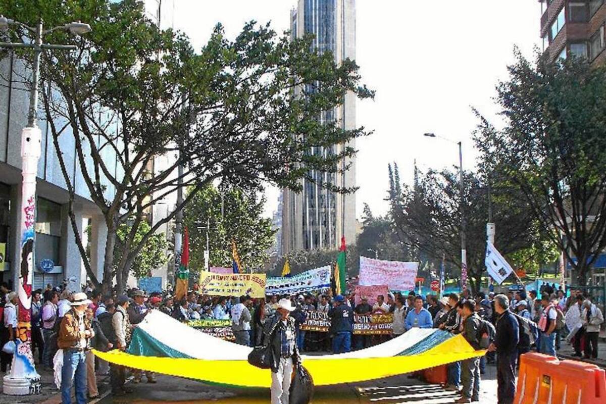 Tras la marcha del 16 de abril realizada en Bogotá los cacaoteros pidieron condonación o ampliación del plazo de pago de sus deudas, en medio de la crisis del sector. (Foto: Archivo/VANGUARDIA LIBERAL)