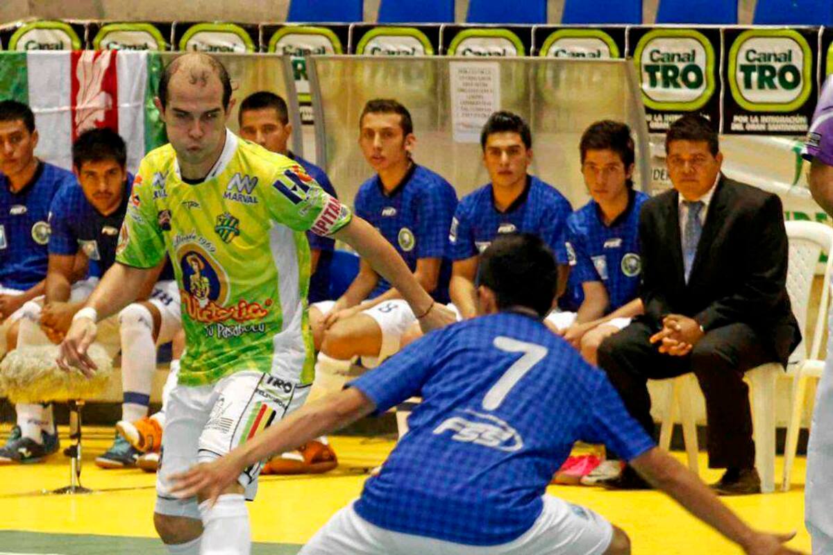 El paraguayo José Luis Santander reapareció con Bucaramanga FSC después de una temporada de ausencia y lo hizo con un gol que sirvió para el triunfo de su equipo 4-2 sobre Chiquinquirá Esmeraldas. (Foto: Nelson Díaz / VANGUARDIA LIBERAL)