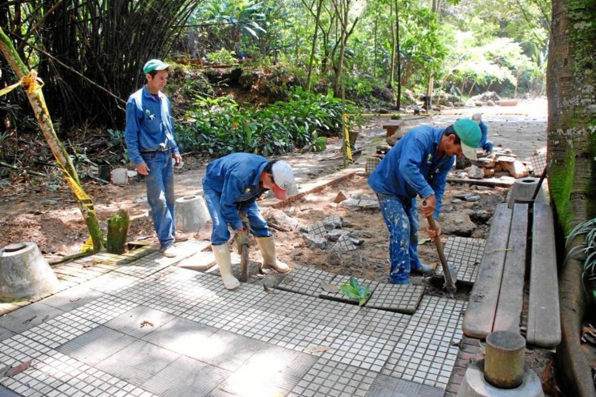 La Cdmb construye el sistema séptico de 12 veredas de Lebrija. (Foto: suministrada/VANGUARDIA LIBERAL )