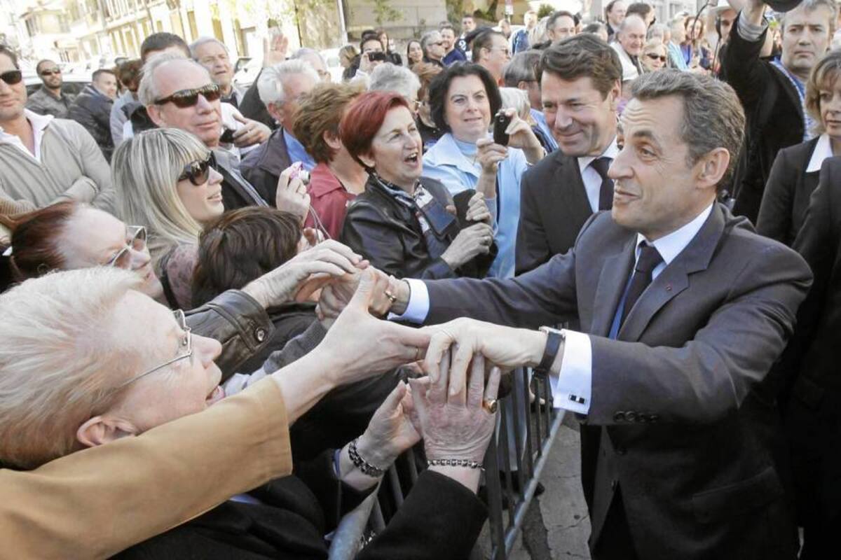 François Hollande y el presidente Nicolas Sarkozy (foto) son los candidatos con más opciones de ganar, según sondeo. (Foto: AFP / VANGUARDIA LIBERAL)