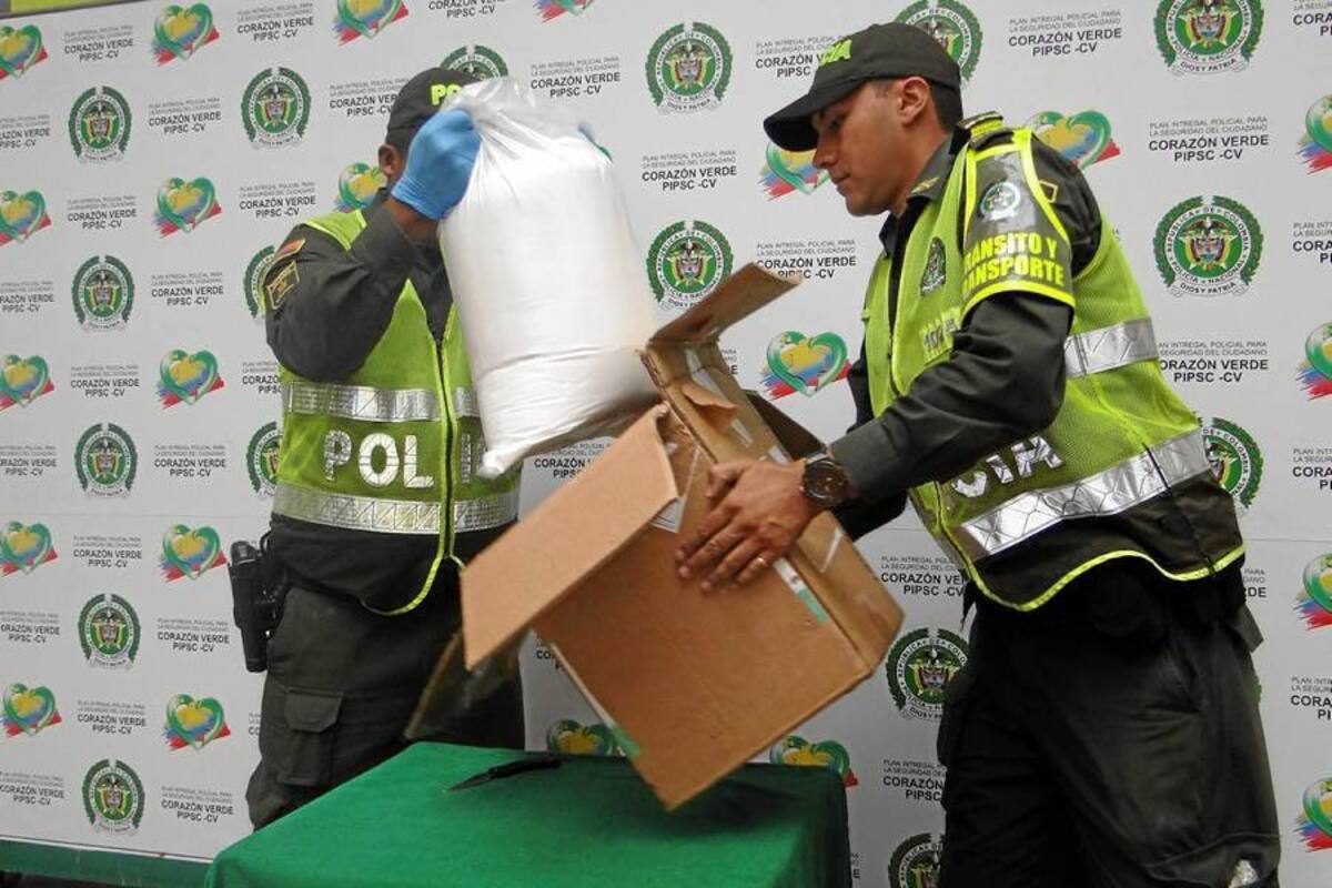 El estupefaciente incautado fue dejado a disposición de la Fiscalía, quien adelantará la respectiva investigación para dar con los responsables de este hecho delictivo. (Foto: Foto suministrada / VANGUARDIA LIBERAL)