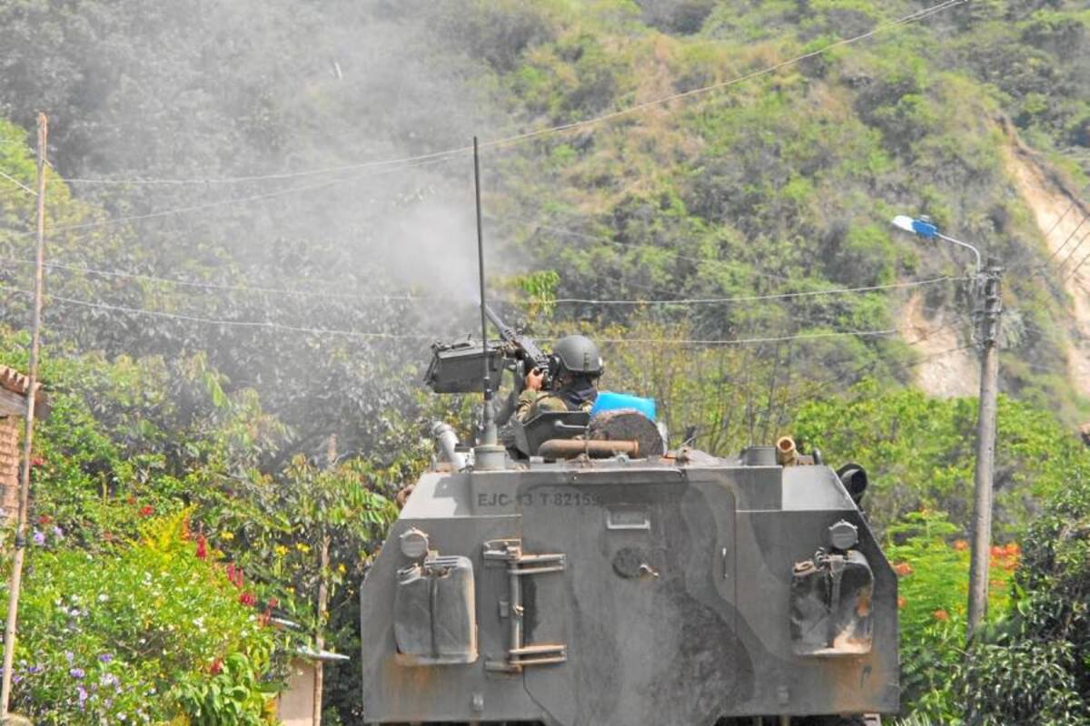 Ataque a Caloto deja tres soldados muertos y 11 más, heridos. (Foto: Colprensa/VANGUARDIA LIBERAL)