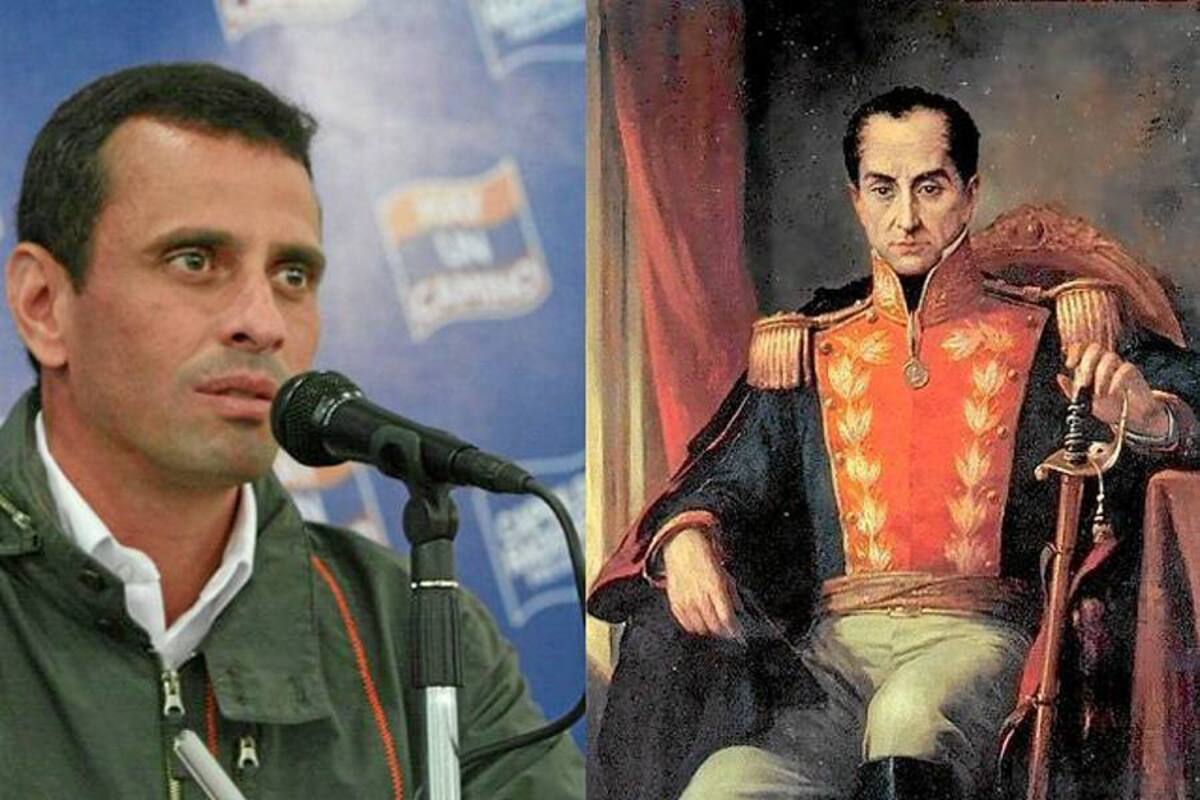 Experto en genealogía dice que Capriles desciende de Bolívar (Foto: Tomada de Internet / VANGUARDIA LIBERAL)