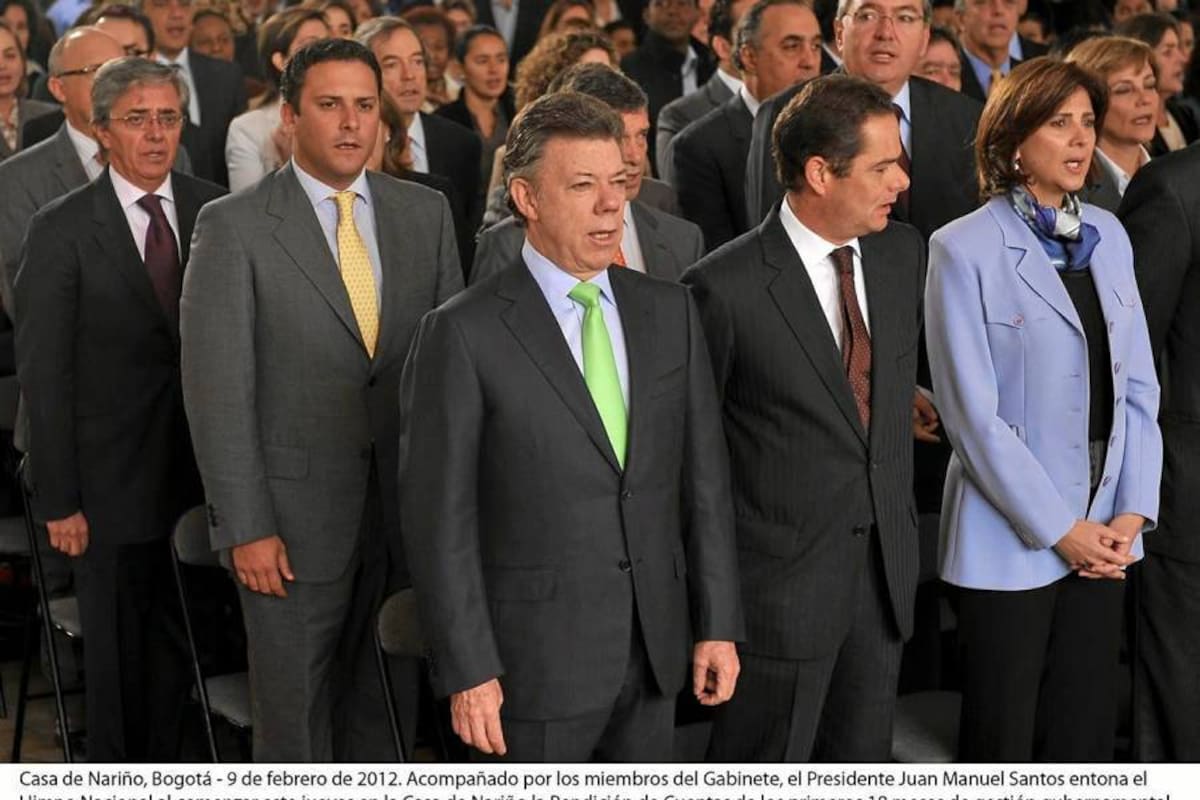 Gabinete del presidente Santos presenta renuncia protocolaria (Foto: Colprensa/VANGUARDIA LIBERAL)