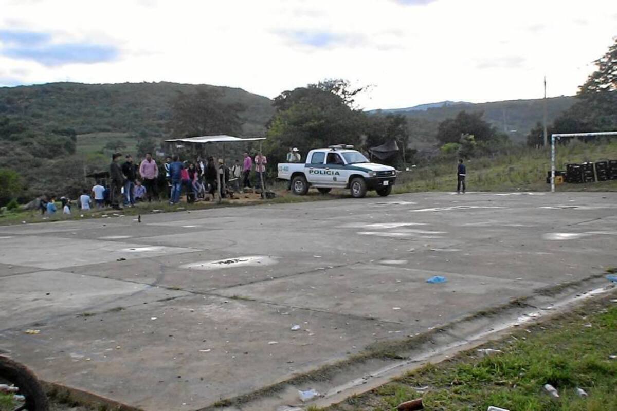 En este escenario deportivo se habría originado la discusión y posterior agresión entre dos hombres de 19 años, donde resulto muerto Oscar Bayona y herido Deiby García. (Foto: Suministrada /VANGUARDIA LIBERAL)