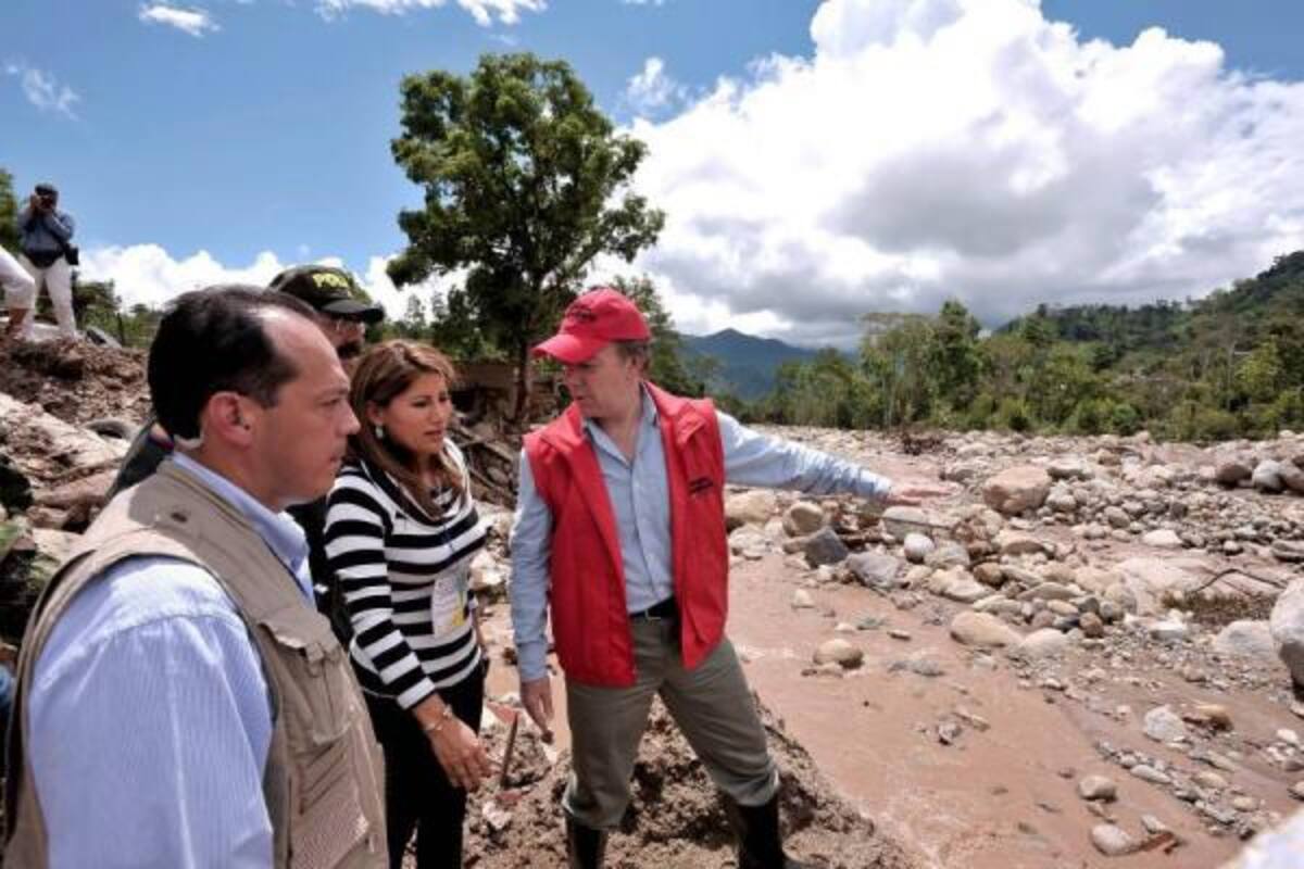 El Gobierno Nacional aportará recursos por cerca de 7 mil millones de pesos en subsidios familiares de vivienda para los daminificados del municipio de San Vicente de Chucurí.(Foto: Presidencia de la República/ Vanguardia Liberal )