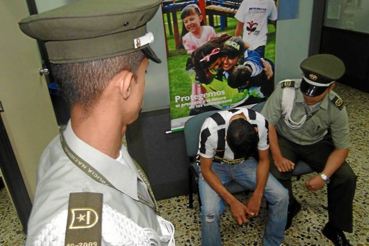 Desde el 28 de agosto de 2008 la Policía ha capturado a alias ‘El Chinche’ en ocho ocasiones por diferentes delitos. (Foto: Archivo/VANGUARDIA LIBERAL. )