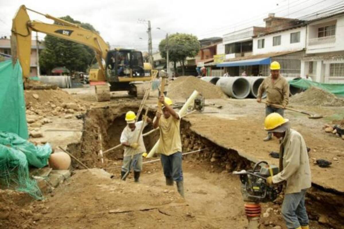 La Dirección Nacional de Regalías hará presencia para inspeccionar las obras de alcantarillado que se realizan en la vereda Acapulco y el barrio El Poblado en Girón.(Foto: Archivo/VANGUARDIA LIBERAL )