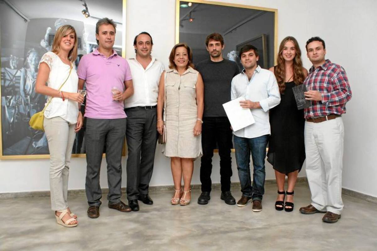 Mariza Lacosser, Iván Heredia, Juan Puyana, Martha Pinto de De Hard, Julián Burgos, Juan Camilo Sanmiguel, María Fernanda Moreno y Juan Diego Méndez. (Foto: Foto: Mauricio Betancourt / VANGUARDIA LIBERAL)