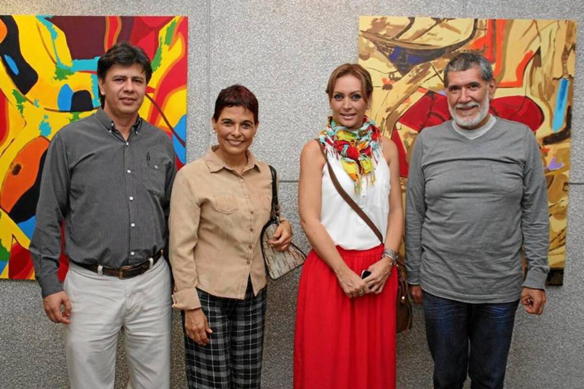Eduardo Martínez, Esther López, Carmen Alicia Remolina y Máximo Flórez. (Foto: Suministrada/VANGUARDIA LIBERAL)