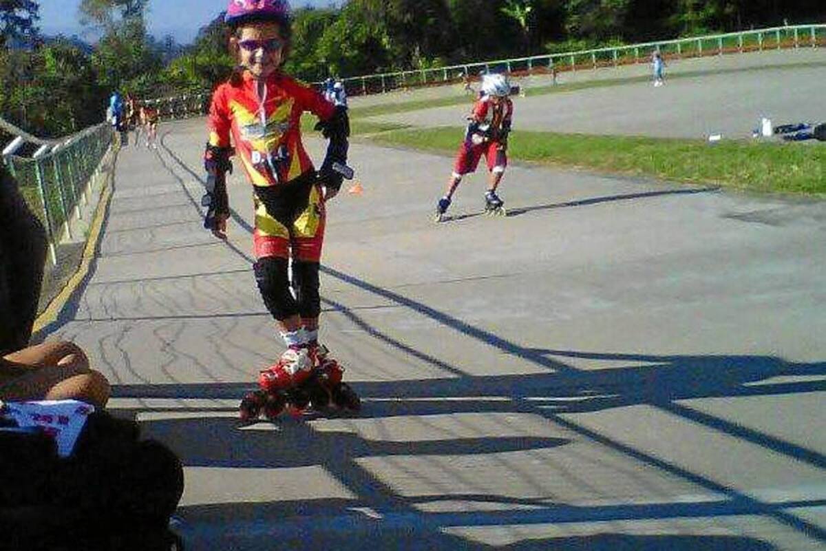 La promesa del patinaje de Barbosa, María Camila Vargas, se batirá con los mejores en el campeonato interclubes este fin de semana en Bucaramanga. (Foto: Suministrada /VANGUARDIA LIBERAL)