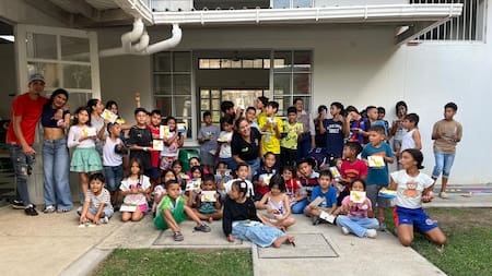 250 niños del norte de Bucaramanga vivieron una semana de cuentos, arte y creatividad durante el receso escolar