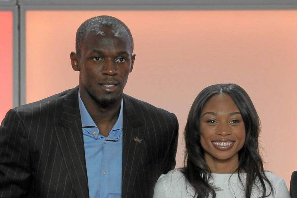 Usain Bolt y Allyson Felix, los mejores atletas del año