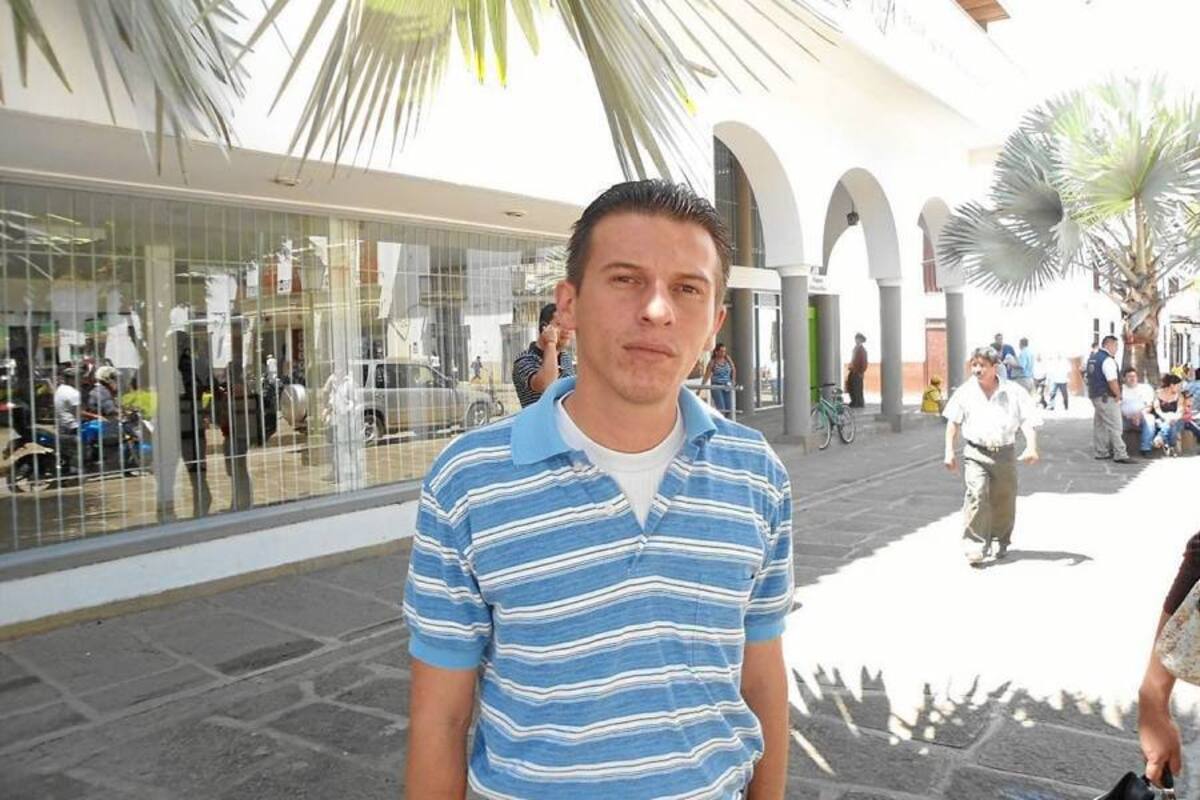 Diego Fernando García Martínez, director de la Junta Defensa Civil de San Gil. (Foto: Nancy Acuña R /VANGUARDIA LIBERAL)