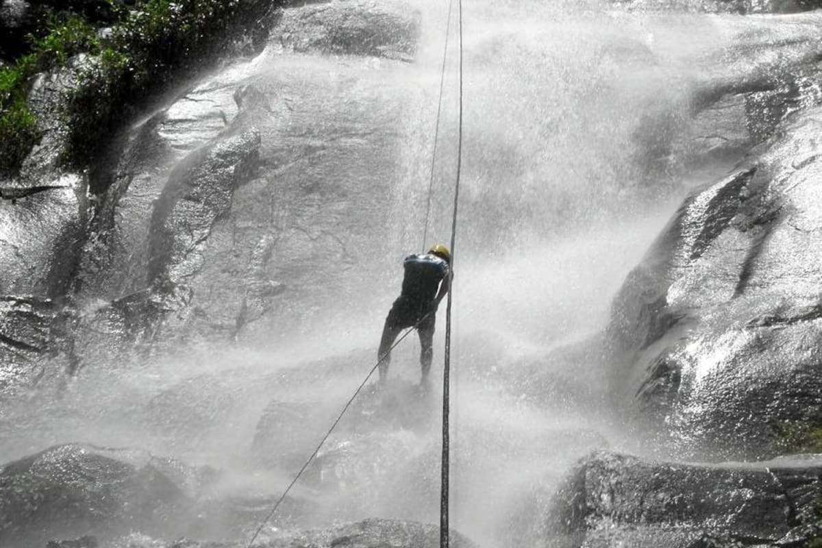 Imponentes cascadas que provienen de la “madre tierra”, en Florián donde existe este maravilloso atractivo turístico como son las Ventanas de Tisquizoque. (Foto: Suministrada/VANGUARDIA LIBERAL)