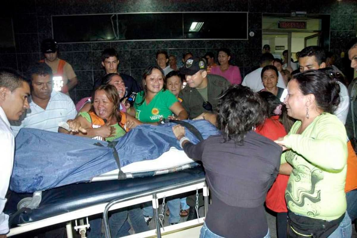 Asesinato del líder Hermes Rivero genera repudió en Barrancabermeja (Foto: Édgar Pernett/VANGUARDIA LIBERAL)