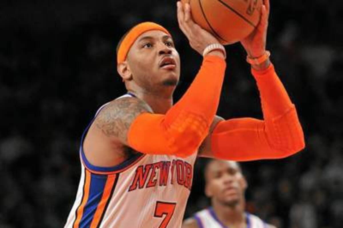 Carmelo Anthony llevó a los Knicks de Nueva York a ganar el primer partido de la temporada 2011 – 2012 de la NBA. El alero anotó 37 puntos y fue clave en el cierre del duelo que le ganaron 106-104 a los Celtics de Boston. (Foto: AFP / VANGUARDIA LIBERAL )