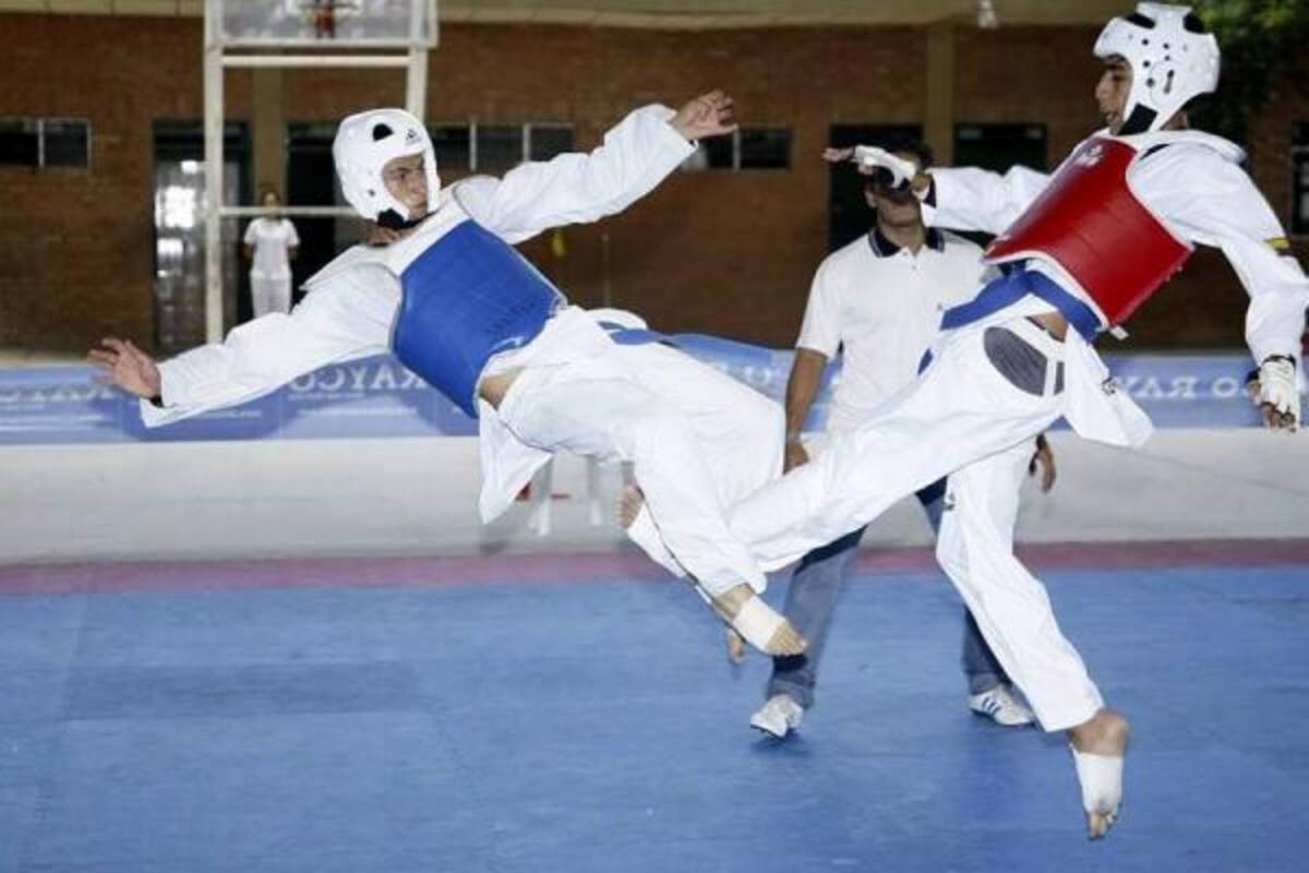 Con una delegación de 15 deportistas, la selección Santander de Taekwondo participará hoy y mañana en un fogueo con la Liga de Bogotá en la capital de la República.(Foto: Archivo / VANGUARDIA LIBERAL)