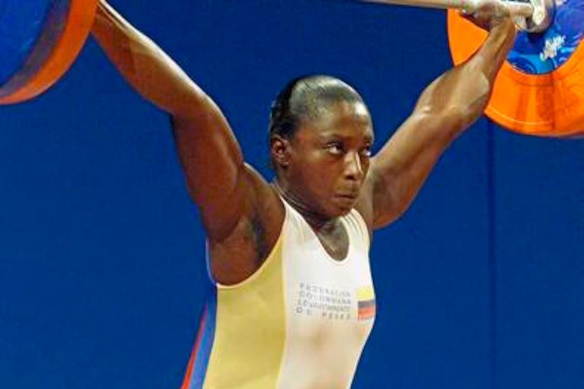 La pesista María Isabel Urrutia es la única deportista colombiana que ganó una medalla de oro en los Juegos Olímpicos. (Foto: Archivo / VANGUARDIA LIBERAL)