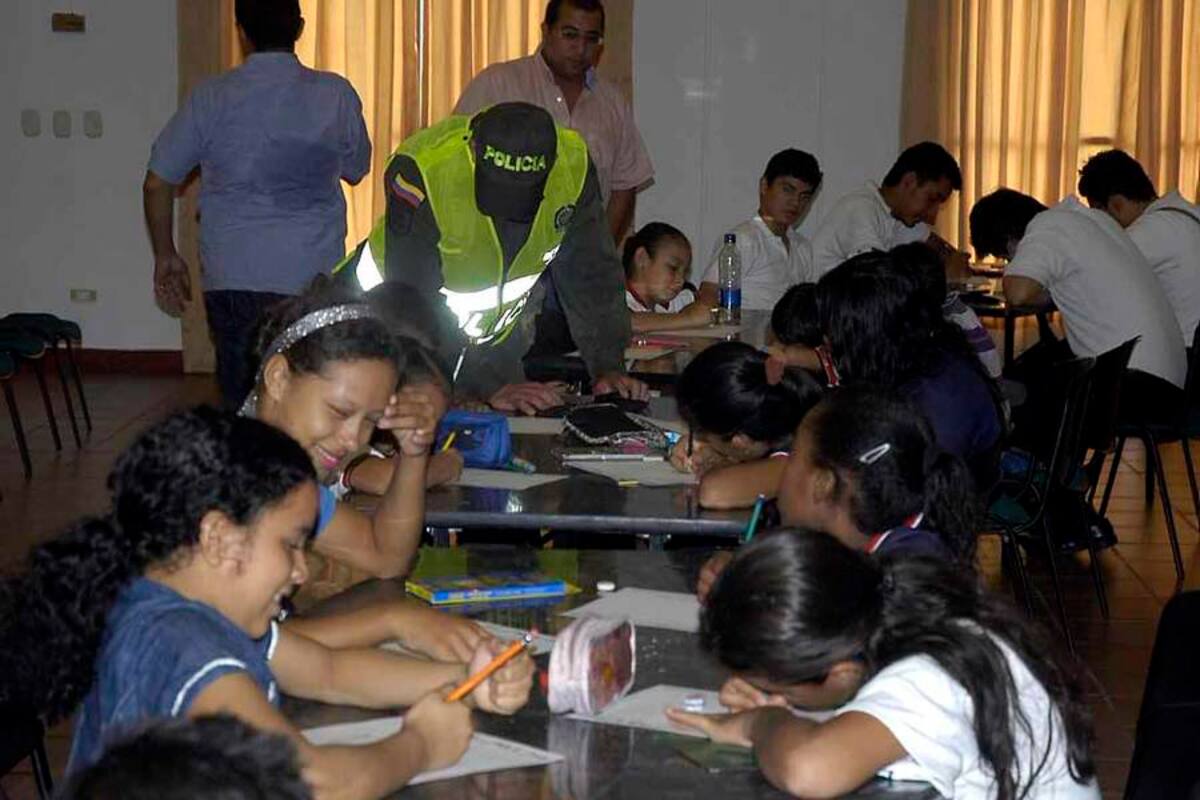 La Policía Nacional avanza con el plan de capacitación y sensibilización de menores en prevención contra sustancias alucinógenas. (Foto: Archivo/ VANGUARDIA LIBERAL )