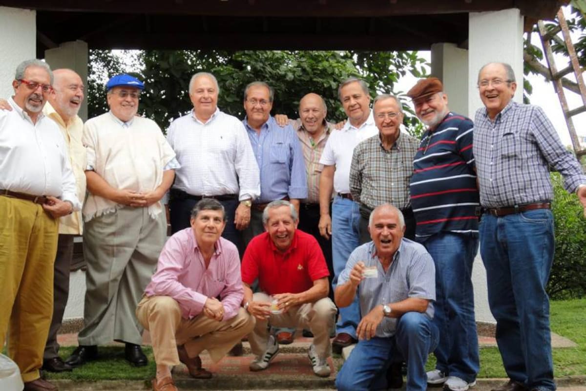 Carlos Alberto García Galvis, Luis Arango Rodríguez, Sergio Mantilla Suarez, Luis Francisco Sarmiento Durán, Álvaro García Prada, Sergio Restrepo Agudelo, Jaime Tarazona Montaña, R.P. Pedro Nel Ortiz S.J., Gonzalo Peña Ortiz, Álvaro Gómez Vesga, Leonardo Angulo Prada, Jorge Enrique González Reyes y Luis Alberto Ángel Villegas. (Foto: Suministrada / VANGUARDIA LIBERAL)