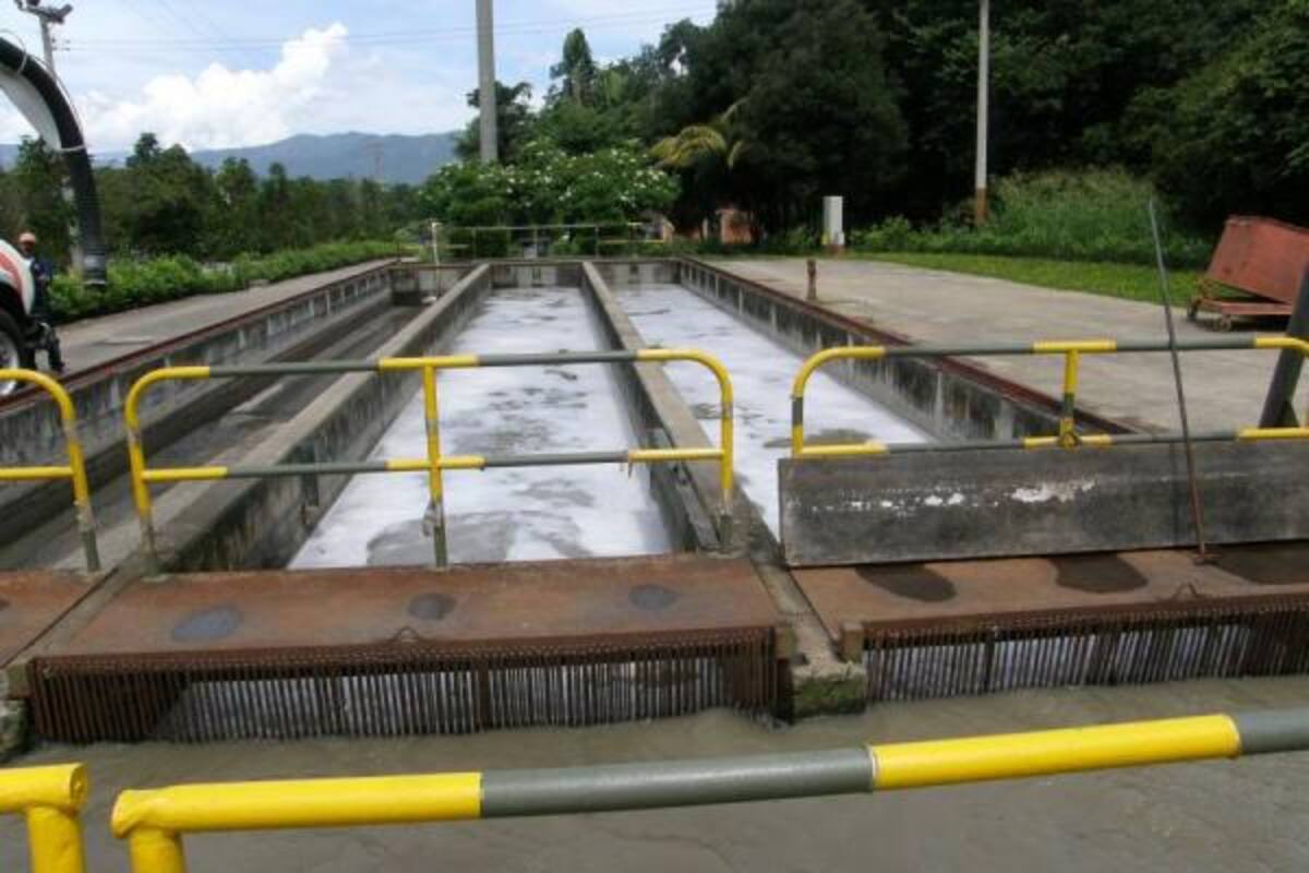 La Planta de Tratamiento de Río Frío, PTAR, funciona desde hace 20 años. Las obras de modernización de la PTAR de Río Frío y las futuras PTAR de La Marino y el Norte, tienen un costo de $130 mil millones.(Foto: Foto: Euclides Ardila Rueda / VANGUARDIA LIBERAL )